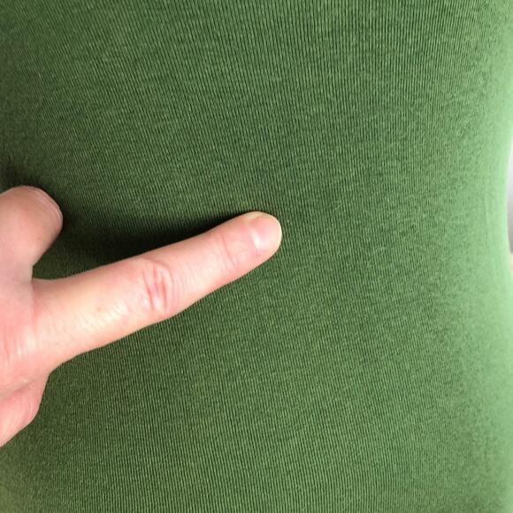 Old Navy Green Tank Top with Chiffon Flowers, XS - Picture 4 of 6